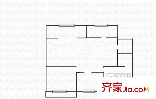 嘉福小區(qū) 4室 戶型圖