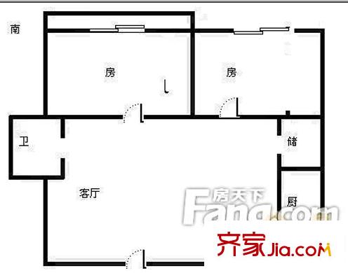 橫街新村 戶型圖