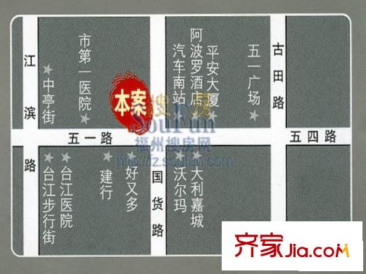 福州星勢(shì)力交通圖