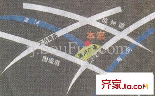 富裕廣場(chǎng)交通圖