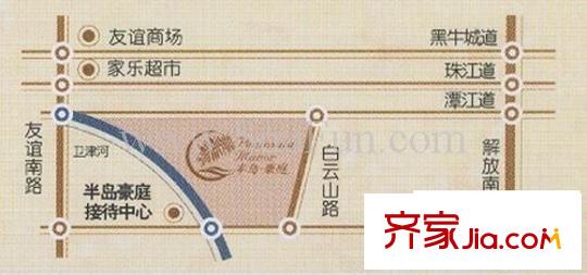 半島豪庭交通圖