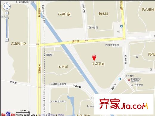 半島豪庭交通圖