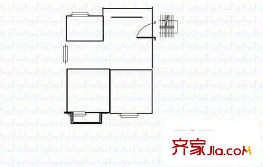 元興小區(qū) 3室 戶型圖