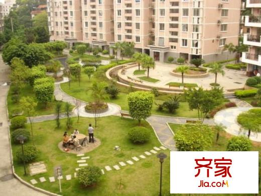 武夷春曉園外景圖 