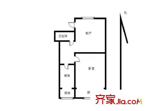玉水園 1室 戶型圖