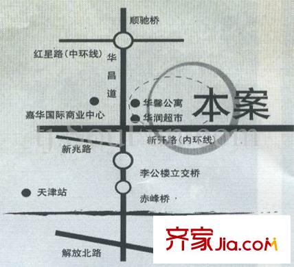 華馨公寓交通圖