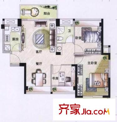 天賜良園 戶型圖