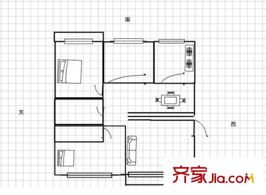 天元美樹館 3室 戶型圖