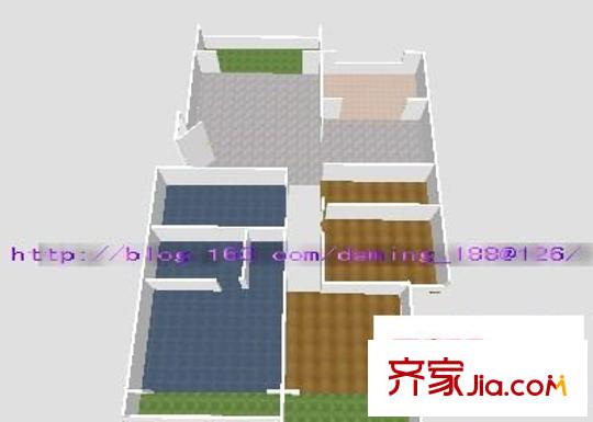 濱江麗景二期臨江園戶型圖濱江麗景二期臨江園 3室 戶型圖 3室2廳2衛(wèi)1廚