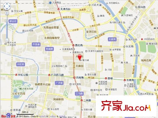 天霖園交通圖