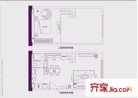 五四北泰禾廣場戶型圖泰禾廣場（五四北） 戶型圖 1室2廳1衛(wèi)1廚