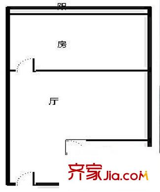 雙豐大廈 1室 戶型圖