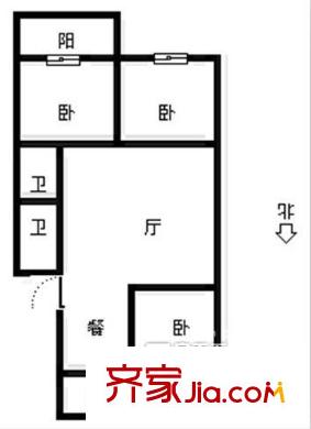 閩侯甘蔗福龍新村 戶型圖