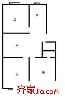 龍峰新村 3室 戶型圖