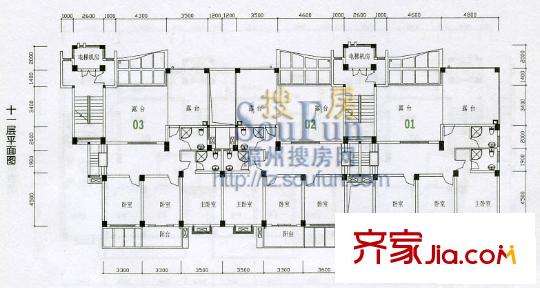 家天下億力秀山戶型圖天下億力秀山 戶型圖 3室1廳2衛(wèi)1廚