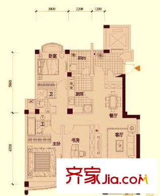 金霞小區(qū) 4室 戶型圖