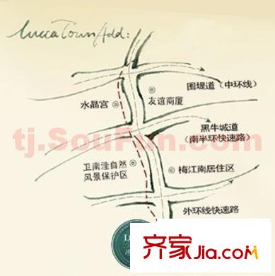 洛卡小鎮(zhèn)交通圖