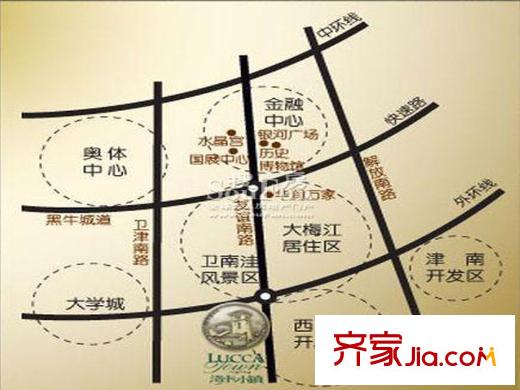 洛卡小鎮(zhèn)交通圖