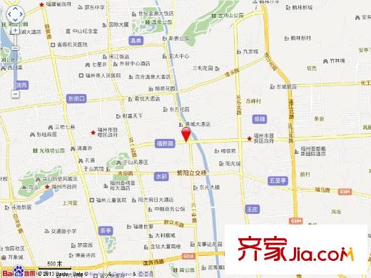 華盛大廈交通圖