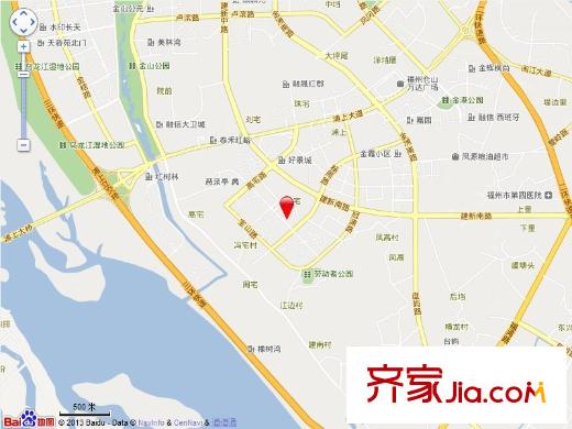 紅江小區(qū)交通圖