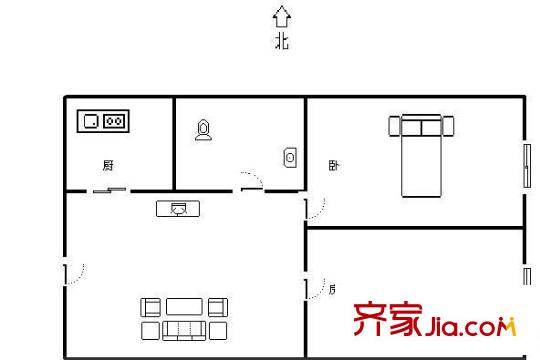 好林居 2室 戶型圖
