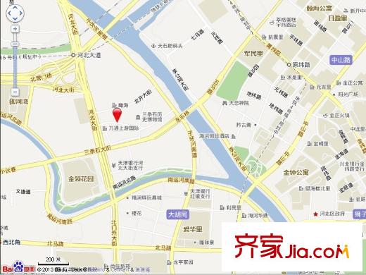 萬(wàn)通上游國(guó)際交通圖