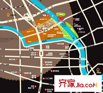 萬(wàn)通上游國(guó)際交通圖