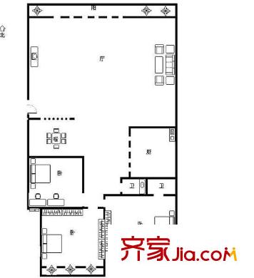 碧水芳洲水云天戶型圖碧水芳洲 水云天 3室 戶型圖 3室2廳2衛(wèi)1廚