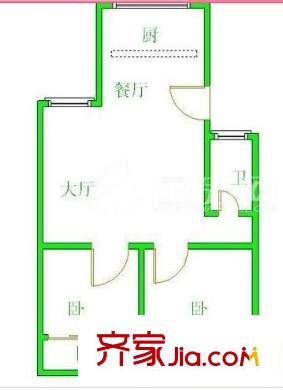 長壽園 2室 戶型圖