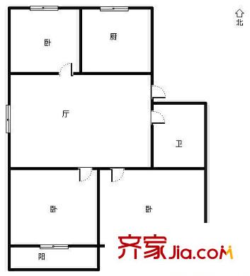 長壽園 3室 戶型圖