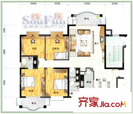 碧水芳洲水云天 戶型圖