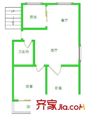長壽園 2室 戶型圖