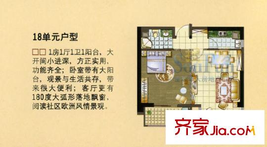 遠(yuǎn)景豪廷戶型圖1室1廳1衛(wèi)