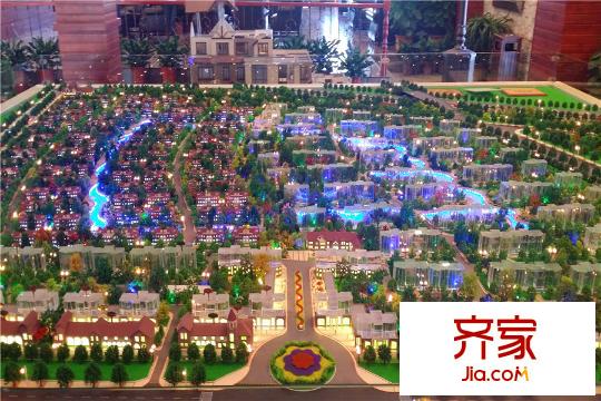 燕云小鎮(zhèn)售樓處沙盤(2015-03)