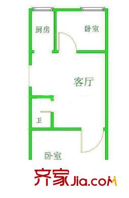 什錦小區(qū)二期戶型圖什錦二期 2室戶型圖 2室2廳1衛(wèi)1廚