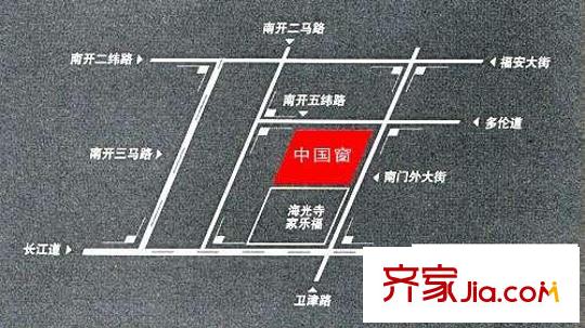 中國窗交通圖