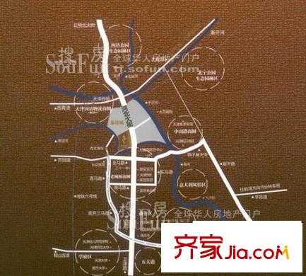 金領(lǐng)國(guó)際交通圖