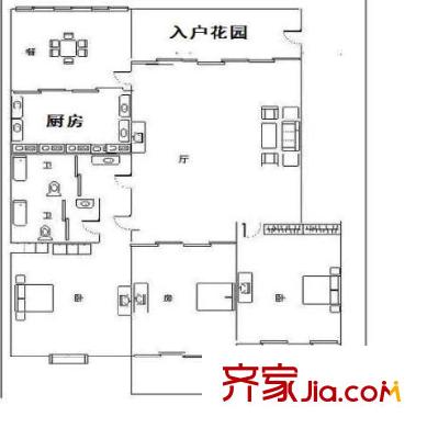 北尚新宿c區(qū)戶型圖戶型圖4 