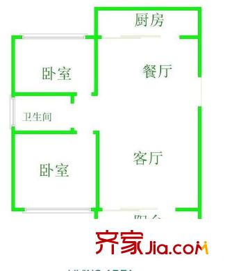 博雅星城 3室 戶型圖