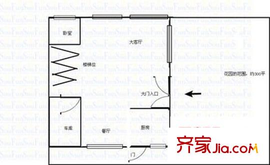 英泰第一城A區(qū) 4室 戶型圖