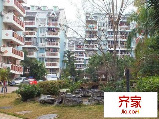 五鳳蘭庭外景圖 
