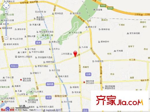 三利花園交通圖