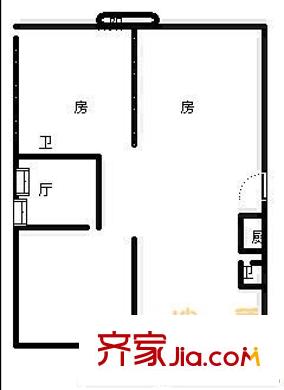 融僑錦江G區(qū)華府 3室 戶型圖