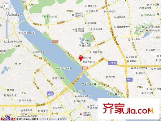 融僑錦江G區(qū)華府交通圖