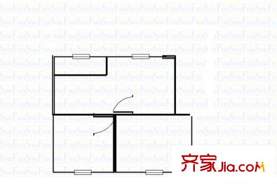 金龍新村 3室 戶(hù)型圖