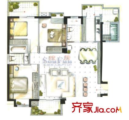 君臨閩江 戶型圖