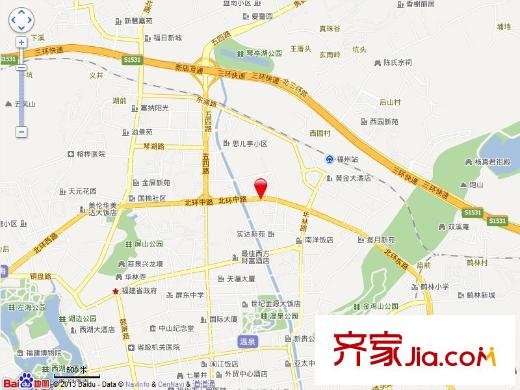 環(huán)北一村交通圖