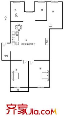 市直象園公寓戶(hù)型圖象園公寓 3室 戶(hù)型圖 3室2廳2衛(wèi)1廚