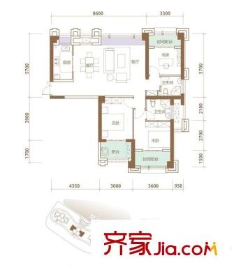 建發(fā)領(lǐng)第一區(qū) 戶型圖