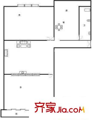 白馬河新村5層戶型圖